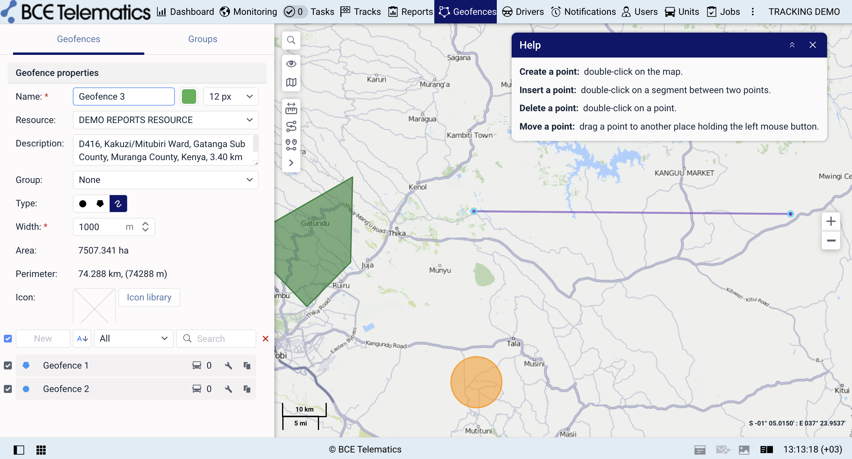 Geofences
