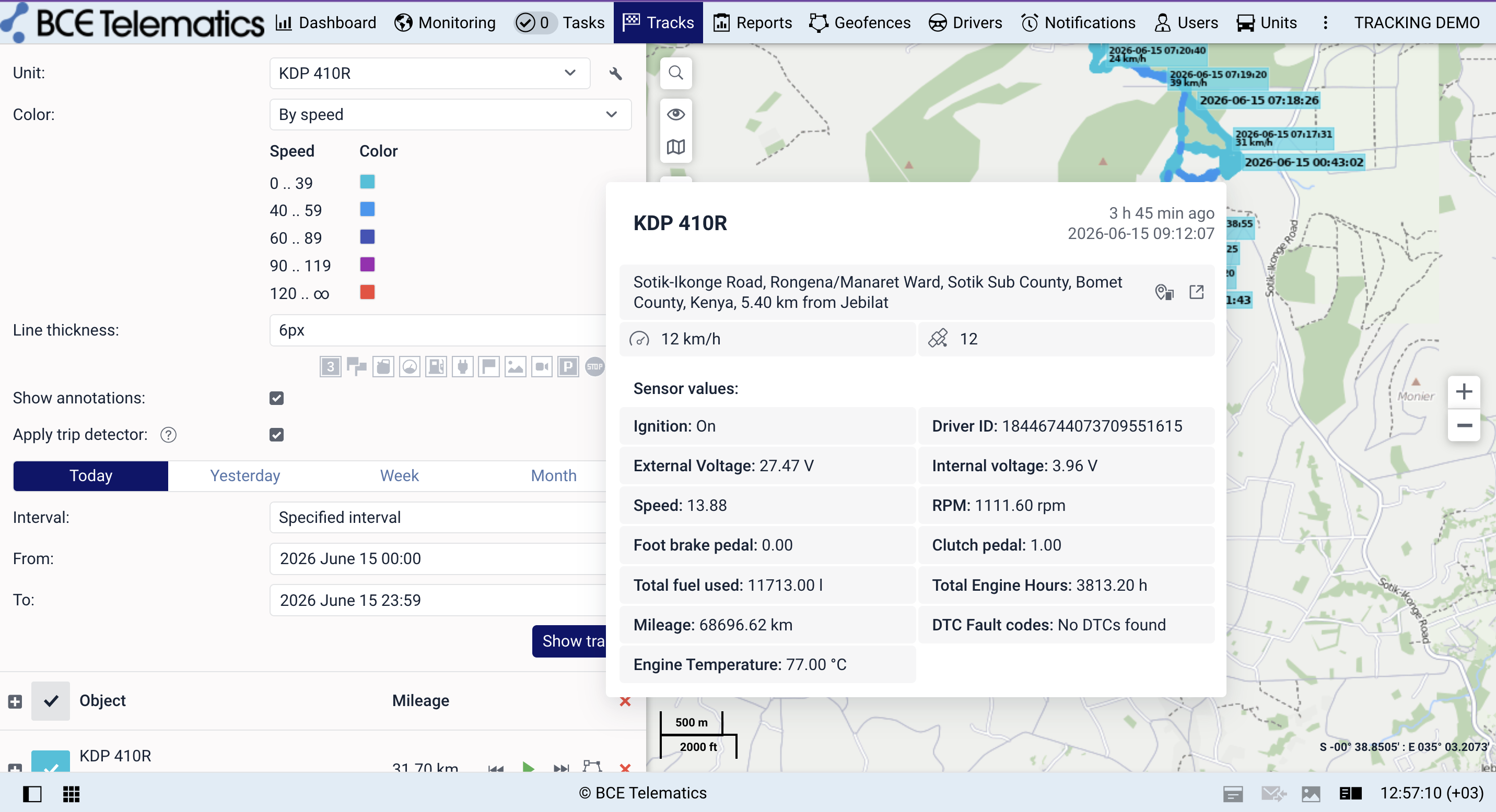 Route History